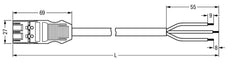 Wago Winsta Midi Patch Cord Adjustable Building Installation - 771-9993/206-102