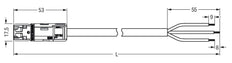 Wago WINSTA Patch Cable Adjustable Building Installation - 774-9993/206-502