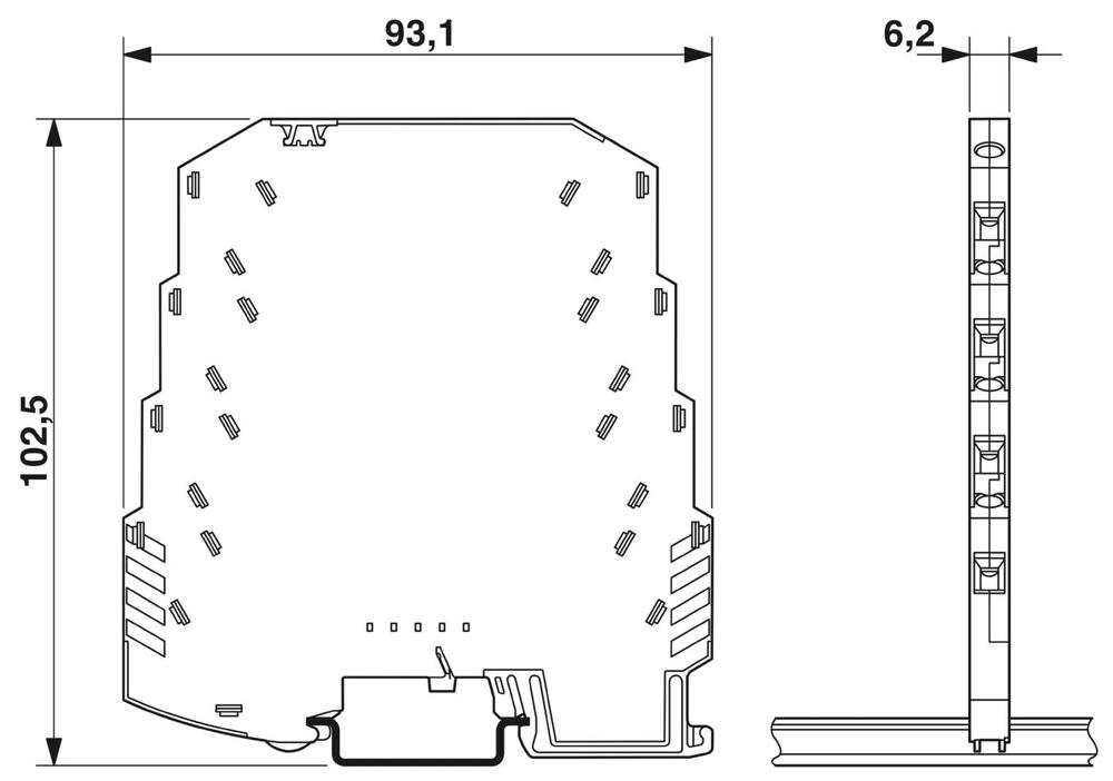 Phoenix Contact Surge Protector For Data/M&R - 2804610