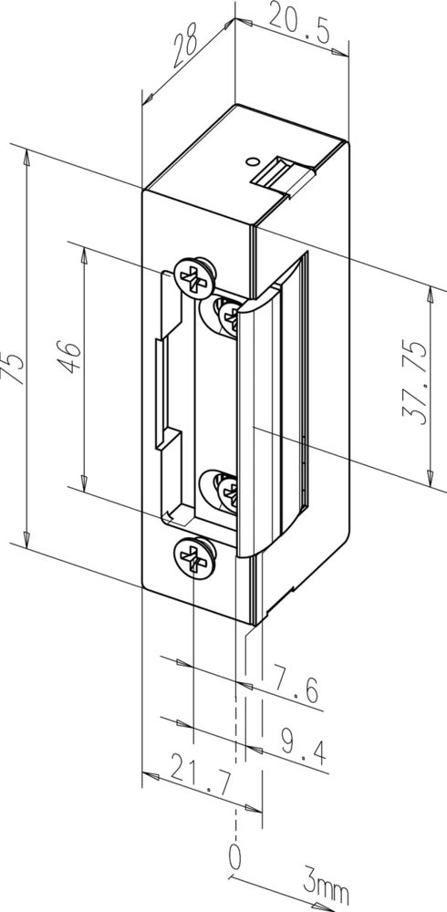 Assa Vema Electric Door Lock - 10001278