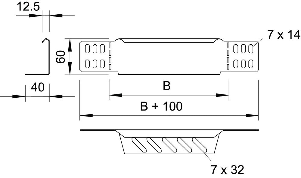 OBO RWEB Cable Tray adapter - 7109407
