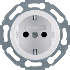Hager Berker 1930/Glass Wall Outlet (WCD Switchgear) - 4755