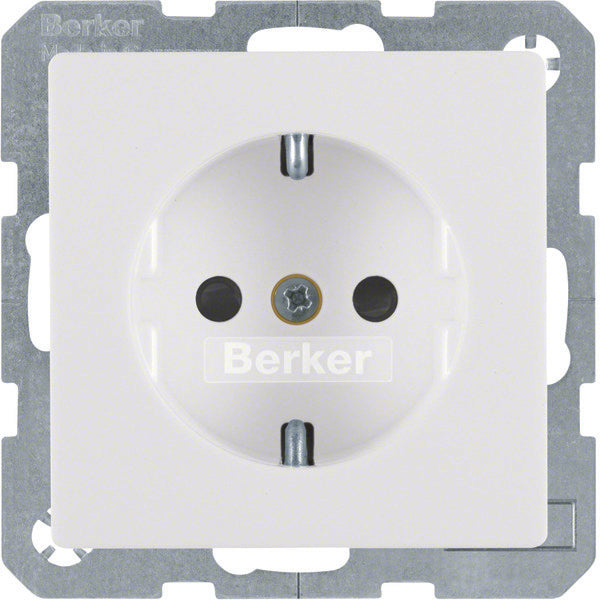 Hager Berker Q.1/Q.3 Wall Outlet (WCD Switchgear) - 47236089
