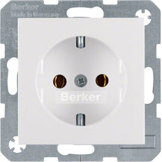 Hager Berker S.1/B.3/B.7 Wall Outlet (WCD Switchgear) - 47438989