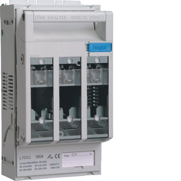 Hager LT Cartridge Load Disconnector - LT052
