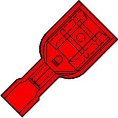 Klemko IS Core Connector round/flat - 156120 [100 Pieces]