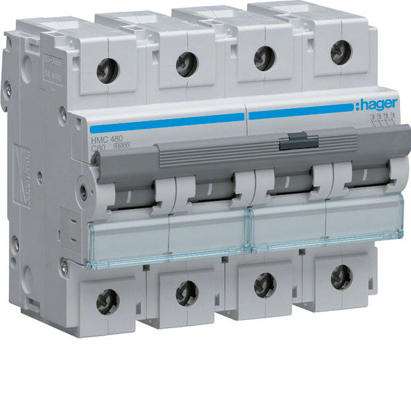 Hager HMC Circuit Breaker - HMC480