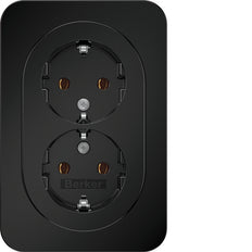 Hager Berker R.1 Wall Outlet (WCD Switchgear) - 47742045