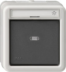 Gira Watertight Surface-Mounted Push Button - 015631