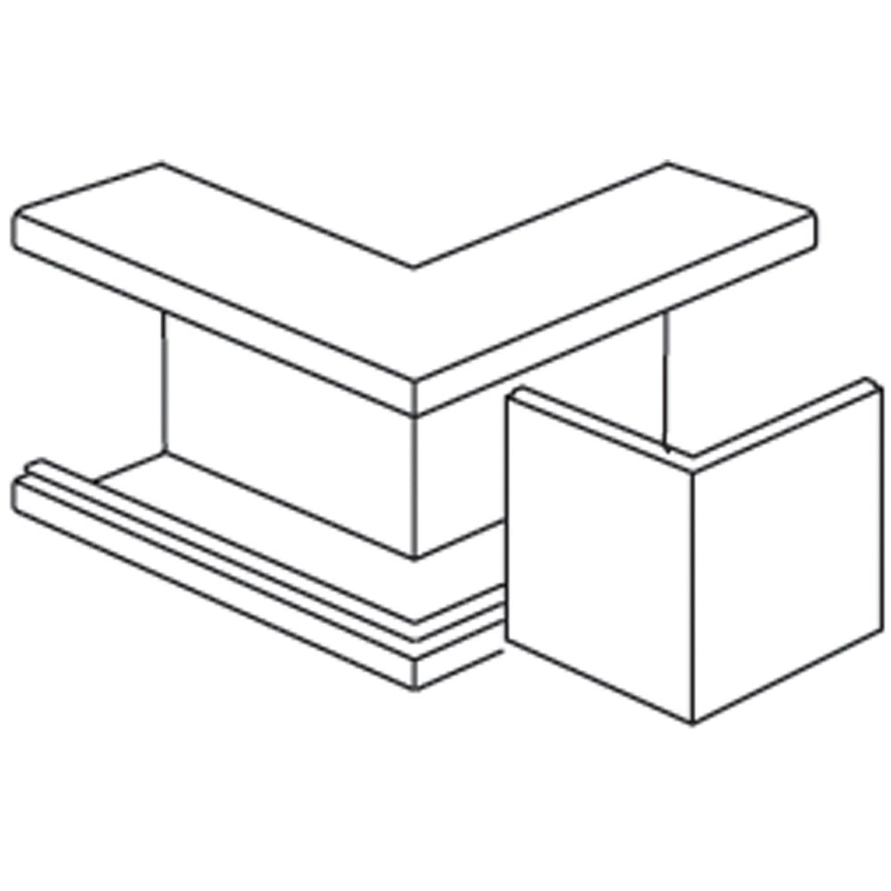 Stago WG 3000 Inner Corner Piece Wall channel - INS5551203