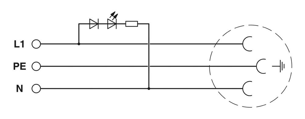 Phoenix Contact Wall Outlet Modular - 0804027