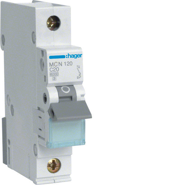 Hager MCN Circuit Breaker - MCN120E