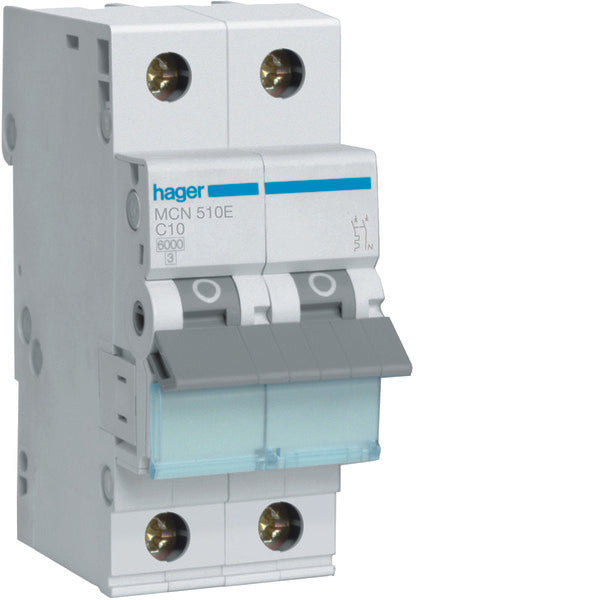 Hager MCN Circuit Breaker - MCN510E