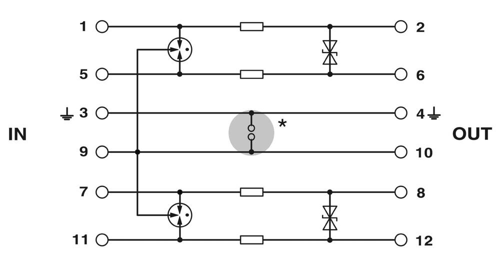 Phoenix Contact PT Surge Protector For Data/M&R - 2838228