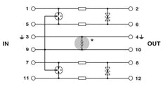 Phoenix Contact PT Surge Protector For Data/M&R - 2838228