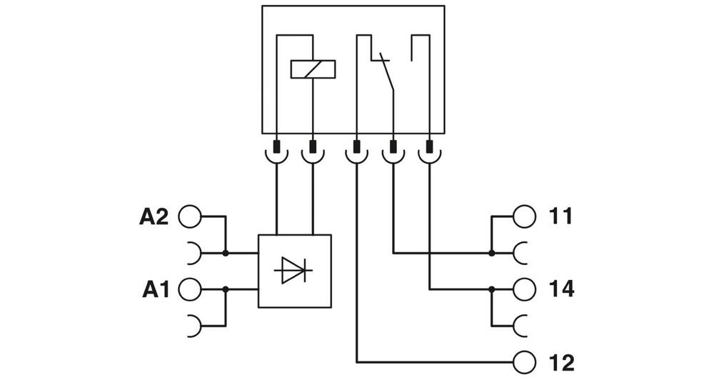 Phoenix Contact PLC Auxiliary Relay - 2966184