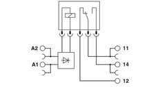 Phoenix Contact PLC Auxiliary Relay - 2966265