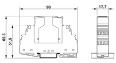 Phoenix Contact PT Surge Protector For Data/M&R - 2856058