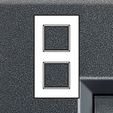 Legrand Bticino Cover Frame Switchgear - BTLNA4802M2AR