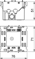 OBO Mounting Box Wall channel - 6288569