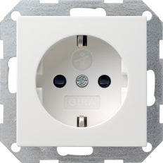 Gira System 55 Wall Socket Outlet (WCD Switchgear) - 045303