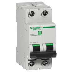 Schneider Electric C60N 2P 2A Circuit Breaker 10kA - M9F11202