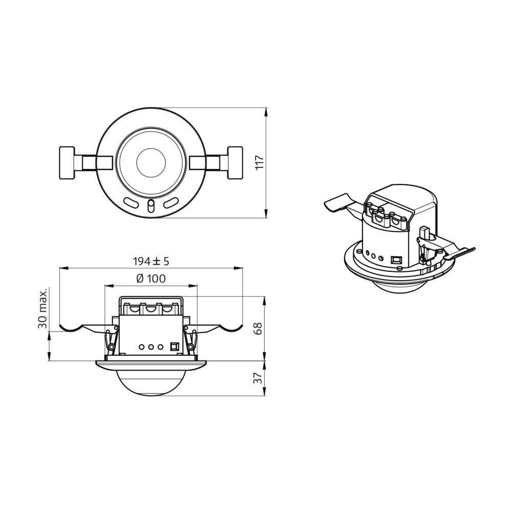BEG Luxomat Motion Switch (Complete) - 92591
