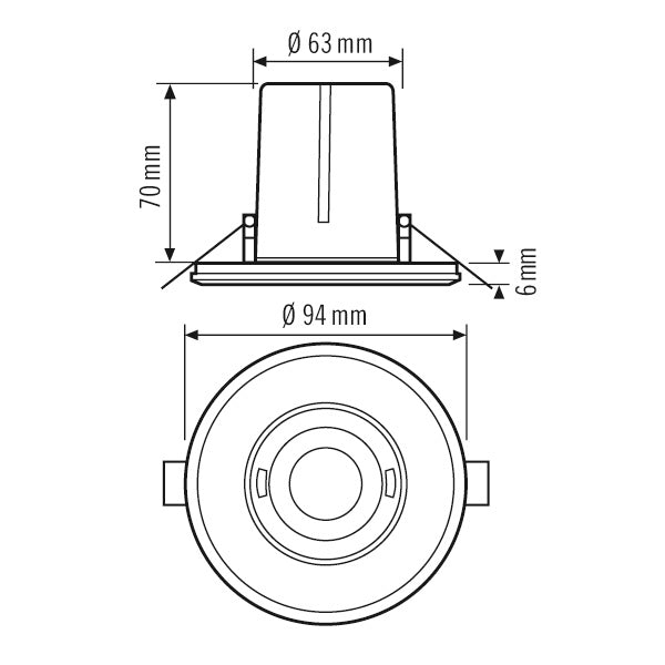 ESYLUX Flat Motion Switch (Complete) - EP10428548
