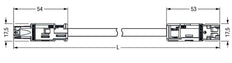 Wago Patch Cord Adjustable Building Installation - 774-9973/006-305