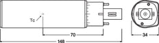 Osram Dulux LED-lamp - 4058075558106