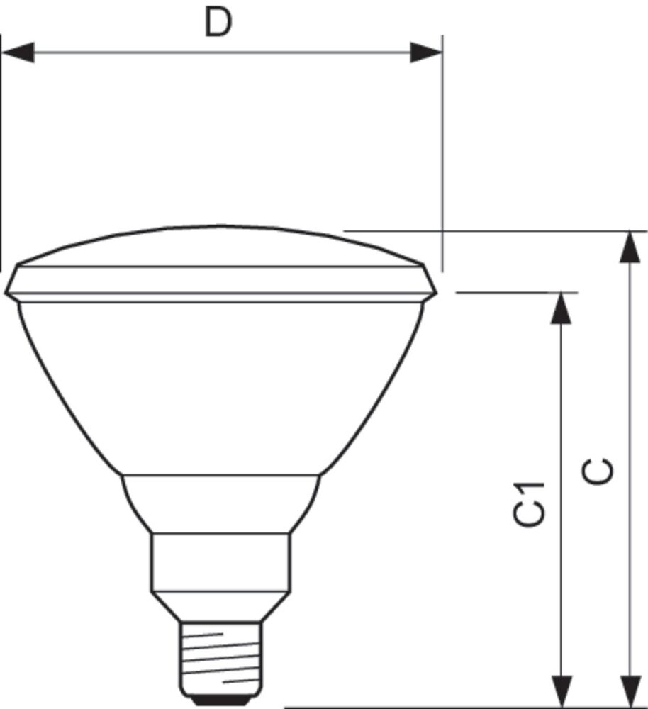 Philips Infrared Light bulb With reflector - 11579915