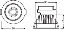Ledvance Spot Downlight/Spotlight/Floodlight - 4058075126862