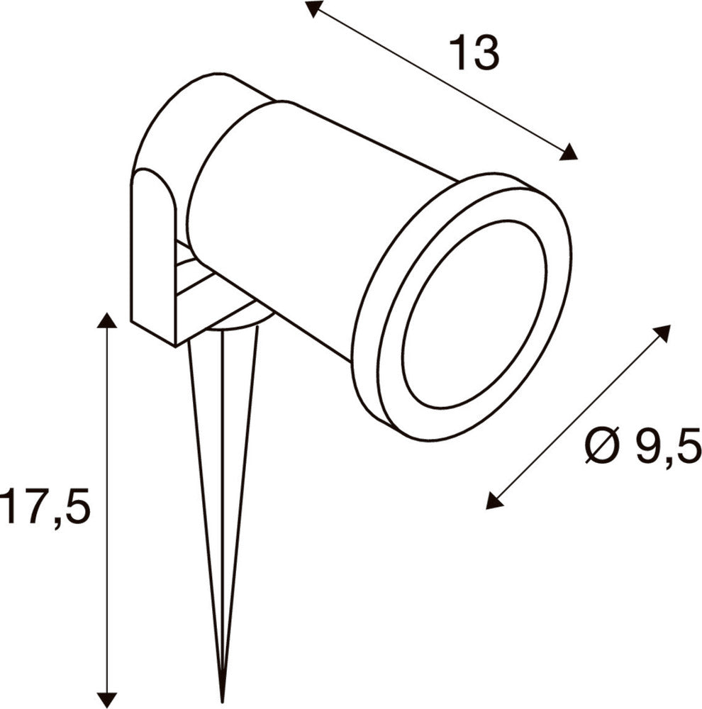 SLV Nautilus Garden/footpath Lighting Fixture - 227410