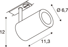 SLV Enola B Downlight Spotlight Floodlight - 1002110