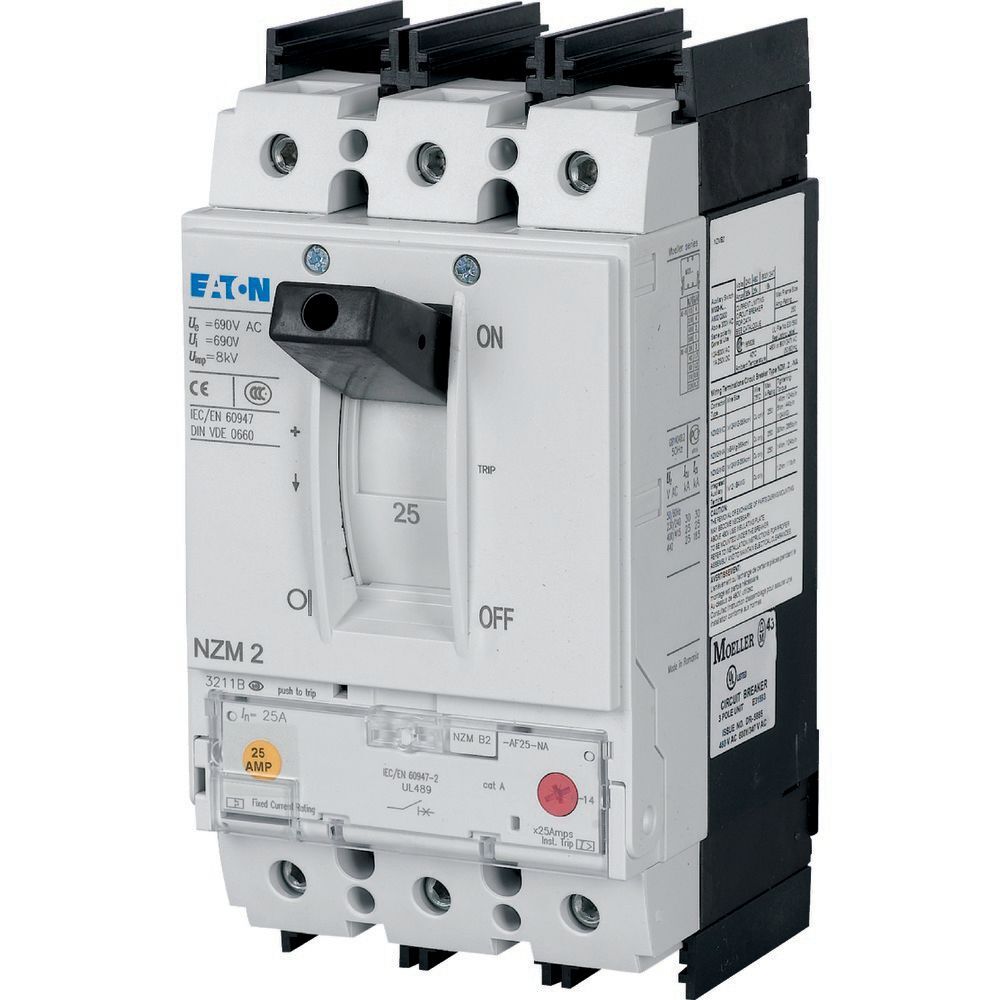 Eaton Circuit Breaker NZM2 3P 150A 25KA UL IEC Certified - 269167