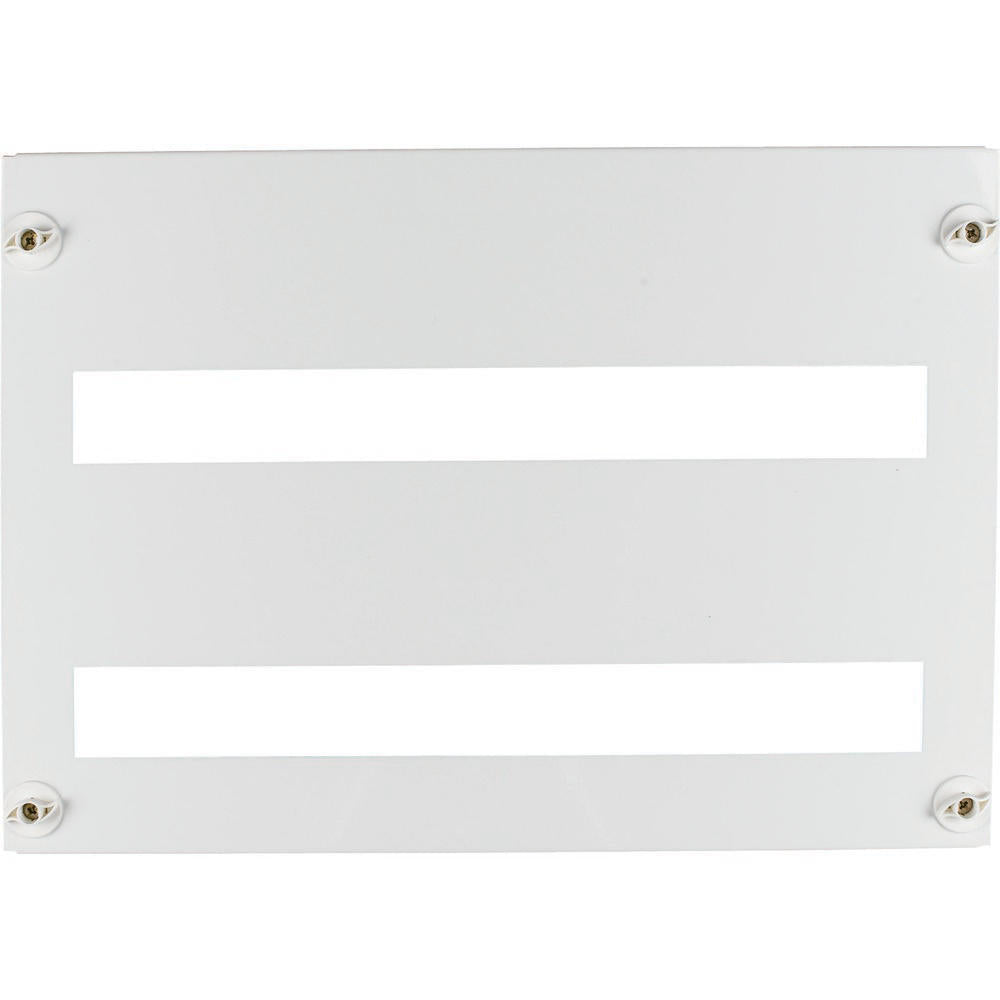 Eaton Front Plate 45mm For 2 Rows 24 Module Units White Steel - 283060