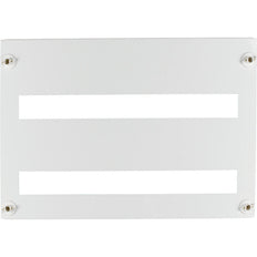 Eaton Front Plate 45mm For 2 Rows 24 Module Units White Steel - 283060