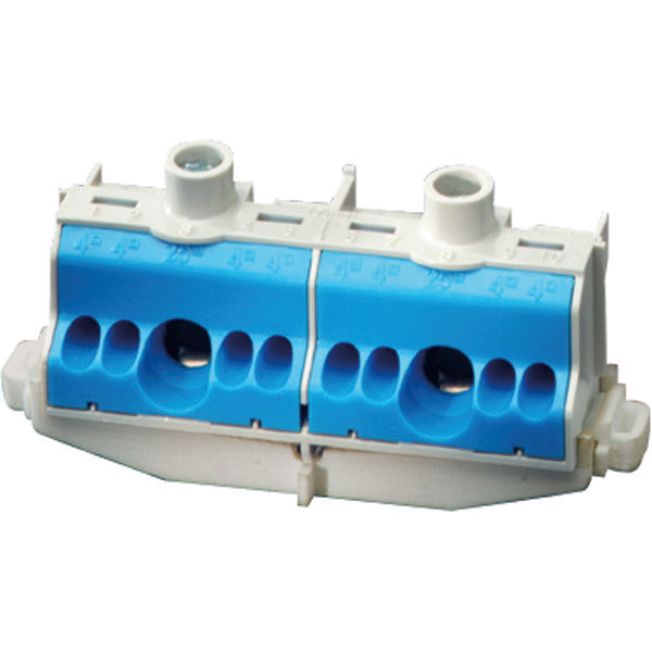 Hensel N-Clamp DIN Rail Terminal Block Blue - FC N 10