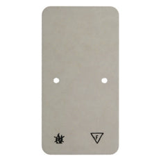 Hager Berker Self-Extinguishing Base Plate for 2-Gang Combination - 105440