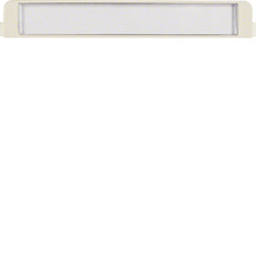 Berker Text Field For Intermediate Ring White Glossy - 19050002 [2 pieces]