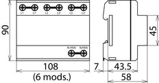 Dehn Bloc 3 255 H Lightning Current Arrester - 900120