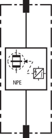 Dehn N-PE Spark-Gap-Based Protection Module Type 1+2 For Dehnventil - 951100