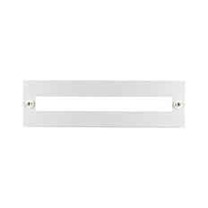 Eaton Front Plate Steel 45mm Cutout 150x600mm White - 292406
