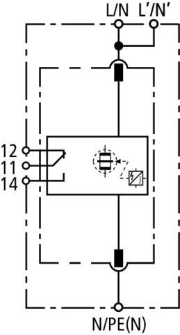 DEHN DB M 1 255 FM DEHNBLOC M FM Lightning Current Arrester - 961125