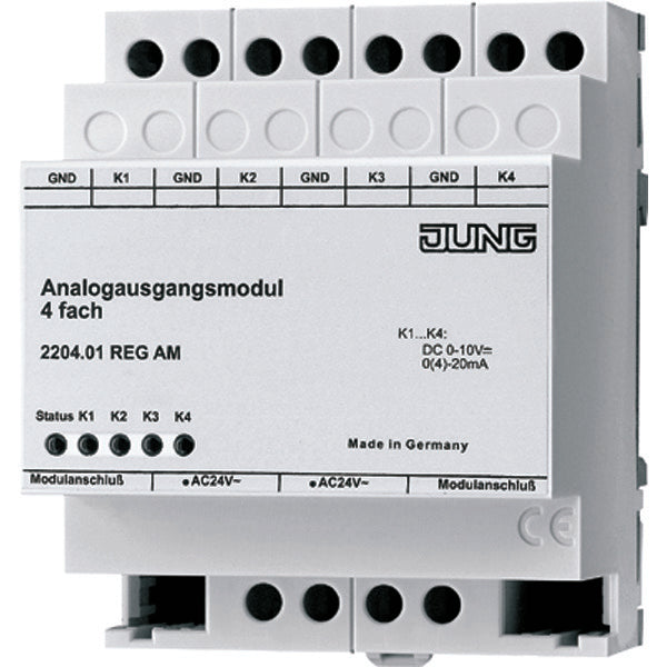 Jung KNX Analog Output Expansion Module 4V - 2204.01REGAM
