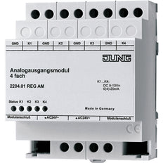 Jung KNX Analog Output Expansion Module 4V - 2204.01REGAM
