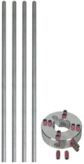 Dehn Fixing Set For Lateral Air Terminal Rods Al D10mm L - 819183
