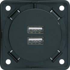 Integro USB Charging Socket 230V 3A Anthracite Matte - 926102505