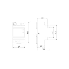 BEG KNX Regulated Grey Power Supply PSN-230/640/30 - 90214