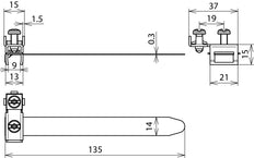 Dehn Earthing Pipe Clamp D 10-27mm With Terminal Clamp - 540920
